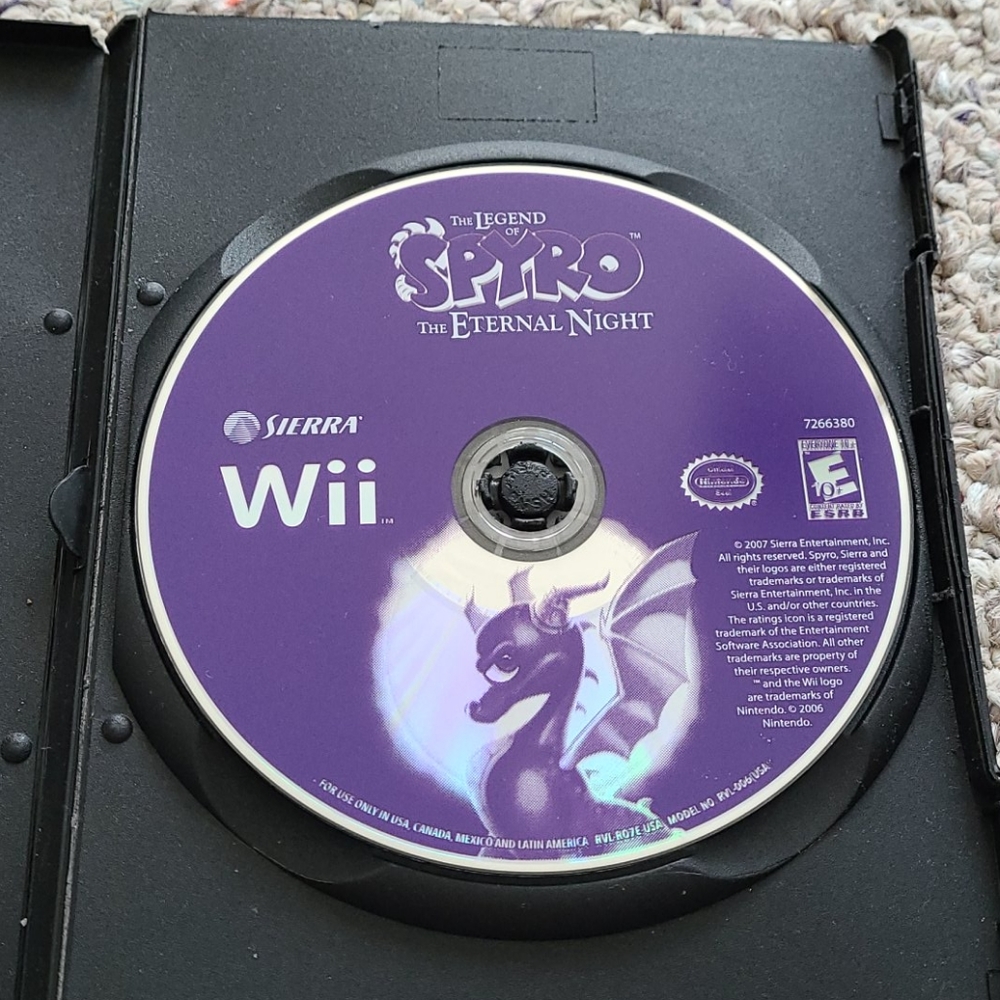The Legend of Spyro. The Eternal Night. Wii Game
